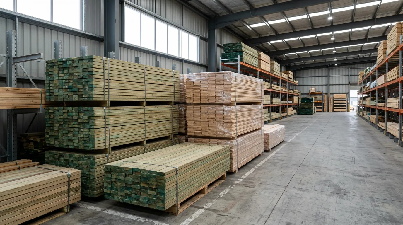 Пополнение склада древесины